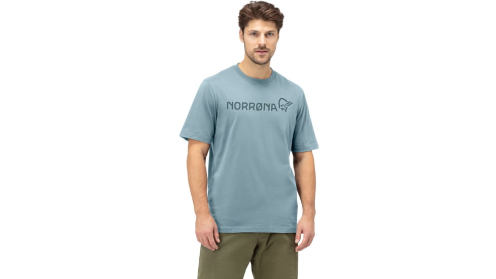Norrona /29 Cotton Norrona Viking T-Shirt - Mens, Tourmaline, Extra Large, 7042698459428