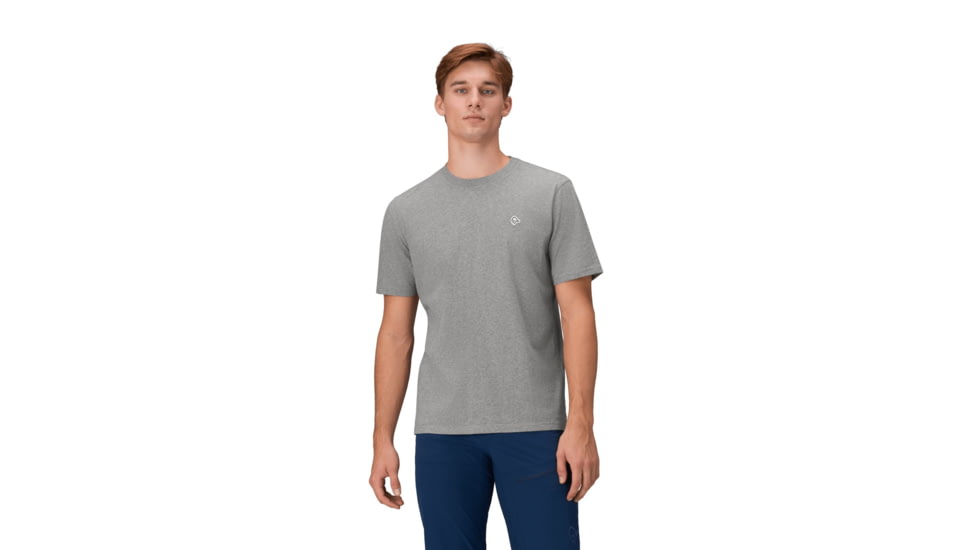 Norrona /29 Cotton Viking Patch T-Shirt - Mens, Grey Melange, Extra Large, 3448-24-8870-XL