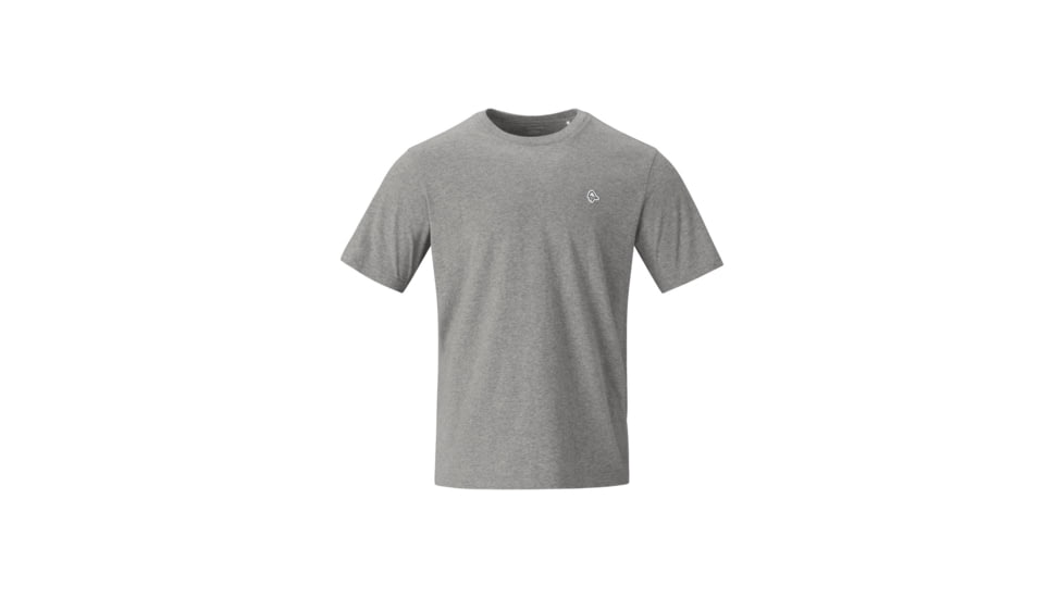 Norrona /29 Cotton Viking Patch T-Shirt - Mens, Grey Melange, Extra Large, 3448-24-8870-XL