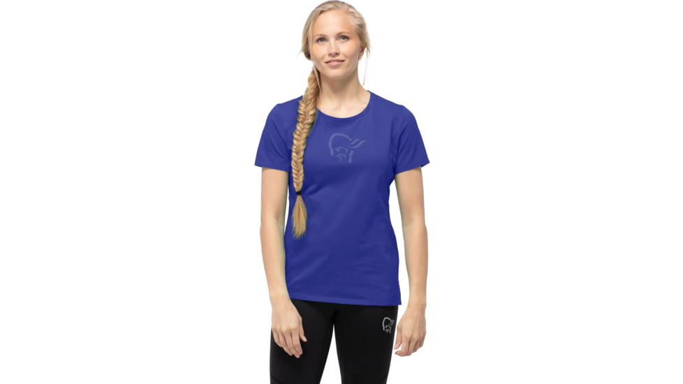 Norrona /29 Cotton Viking T-Shirt - Womens, Royal Blue, Medium, 3421-21 2011 M