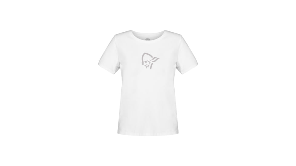 Norrona /29 Cotton Viking T-Shirt - Womens, White, Extra Small, 3421-21-9009-XS