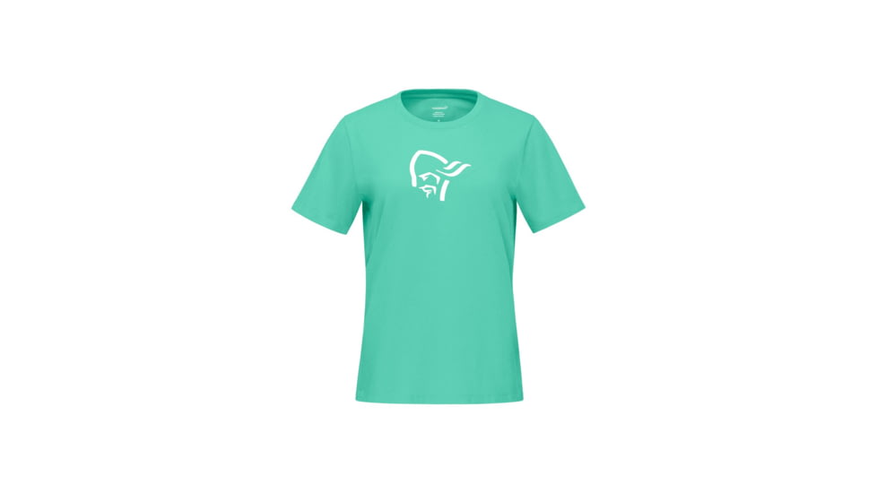 Norrona /29 Cotton Viking T-Shirt - Womens, Winter Green, Medium, 3421-21-3009-M