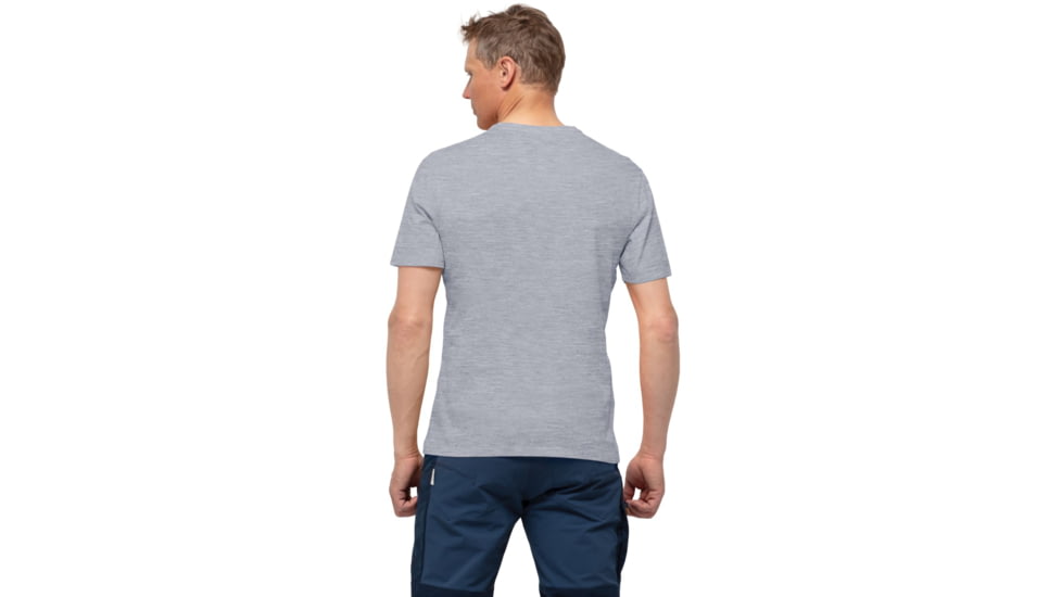 Norrona /29 Cotton Wood Viking T-Shirt - Mens, Grey Melange, Medium, 7042698459589