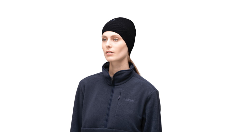 Norrona /29 Light MerinoUll Beanie, Caviar Melange, One Size, 5226-23-7737-One Size