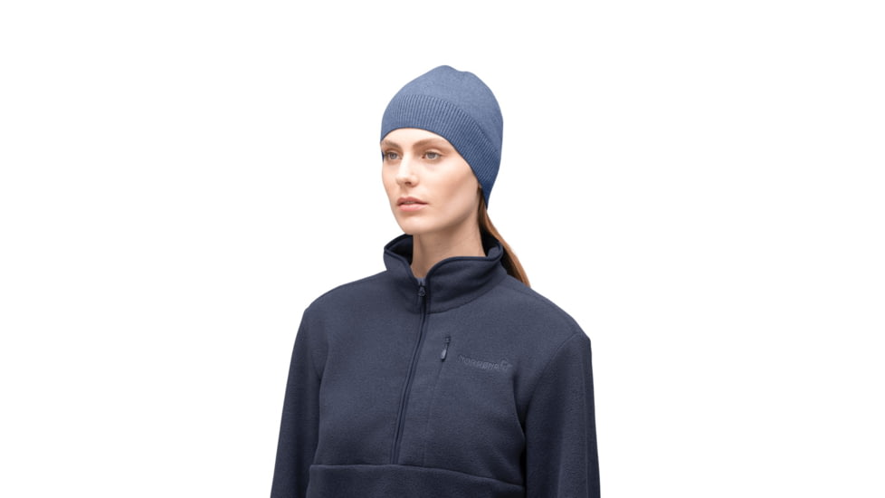 Norrona /29 Light MerinoUll Beanie, Vintage Indigo Melange, One Size, 5226-23-2382-One Size