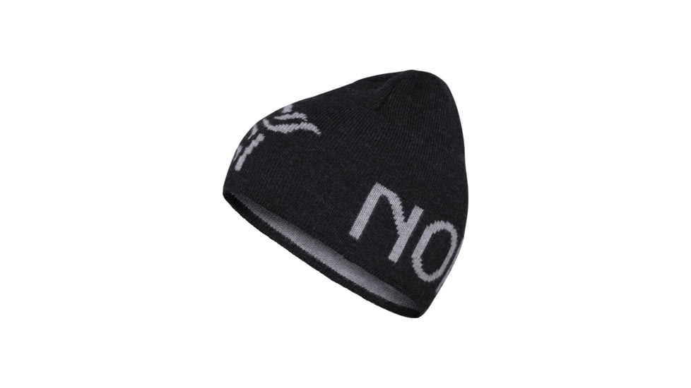 Norrona /29 MerinoUll Logo Beanie, Caviar Melange, One Size, 5215-23-7737-One Size