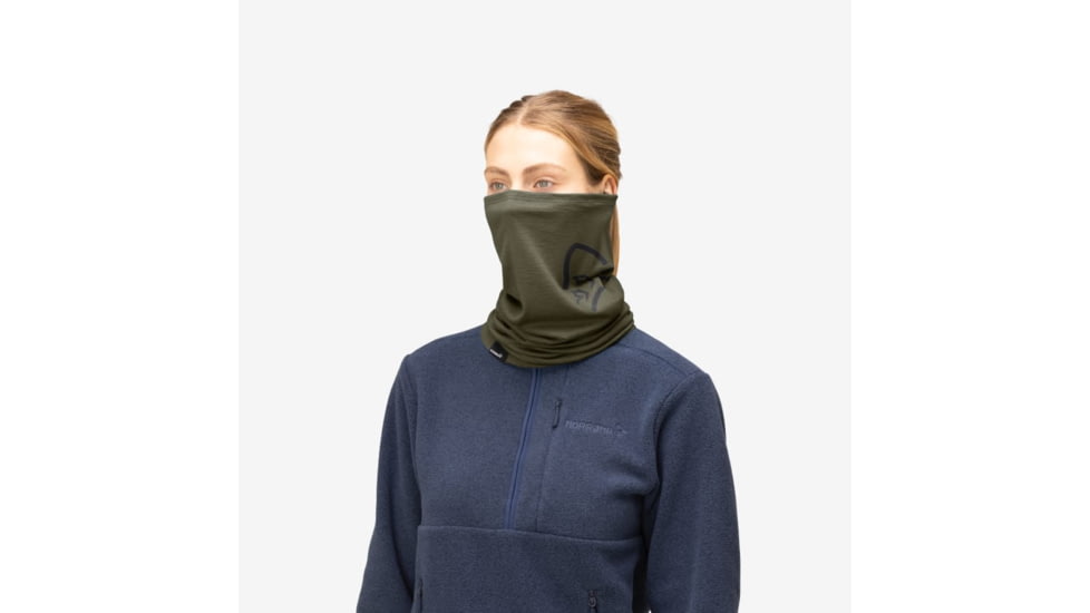 Norrona /29 Pureull Neck, Olive Night, One Size, 3442-24-3301-ONE SIZE