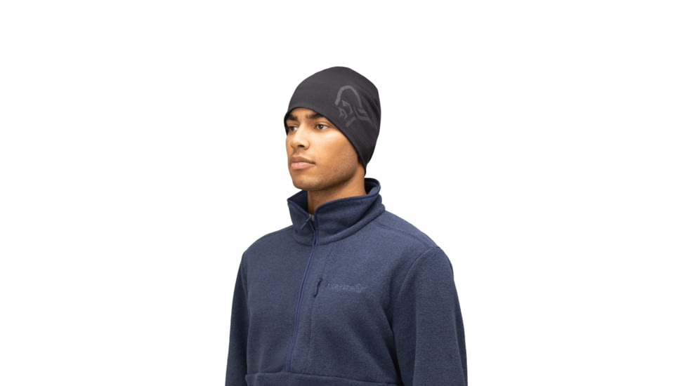 Norrona /29 PureUll180 Beanie, Caviar, One Size, 3426-24-7718-One Size
