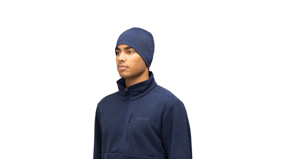 Norrona /29 PureUll180 Beanie, Indigo Night, One Size, 3426-24-2295-One Size