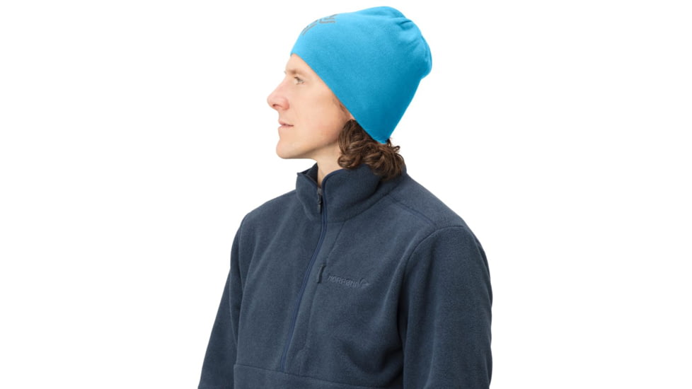 Norrona /29 Reversible Cotton Beanie, Aquarius, Small, 7042698471482