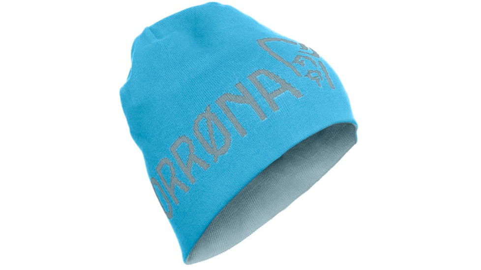 Norrona /29 Reversible Cotton Beanie, Aquarius, Small, 7042698471482