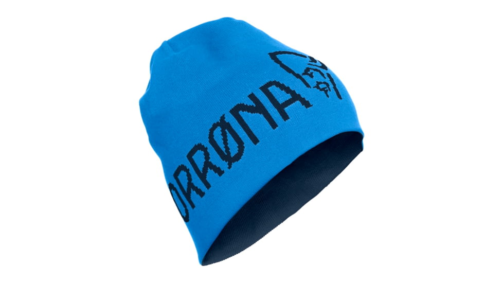 Norrona Reversible Cotton Beanie, Campanula/Indigo Night, Large, 1489-15 6602 L