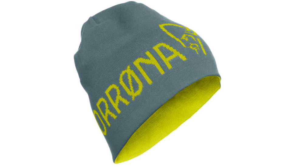 Norrona /29 Reversible Cotton Beanie, North Atlantic, Small, 7042698471529
