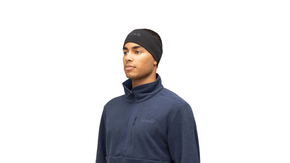 Norrona /29 Warmwool2 Headband, Caviar, One Size, 3424-24-7718-One Size