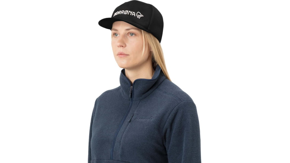 Norrona 3D Mesh Flexfit Cap, Caviar, Small/Medium, 3423-18-7718-S/M