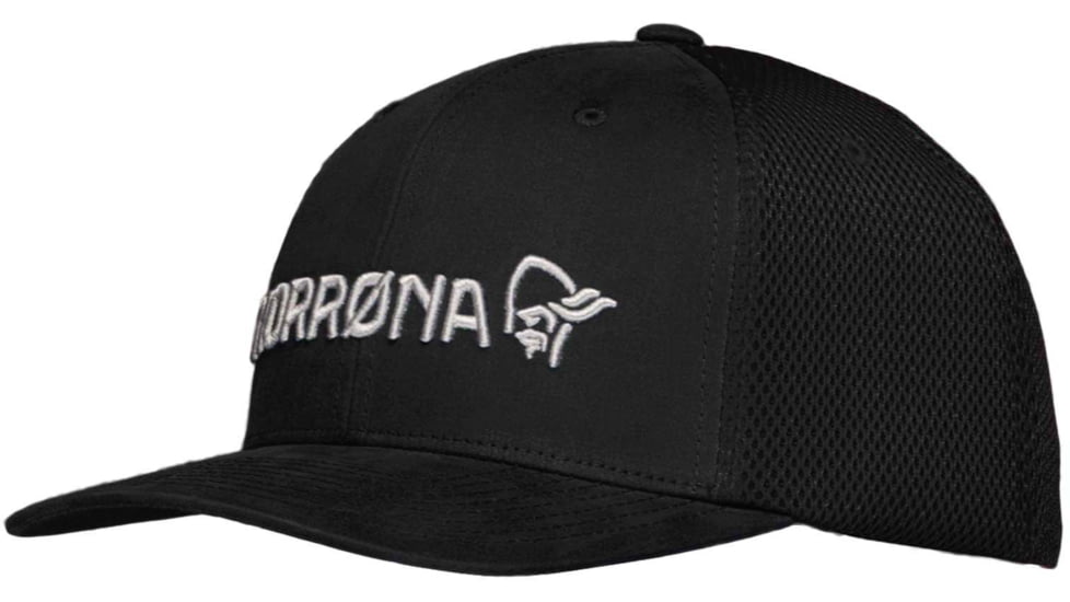 Norrona 3D Mesh Flexfit Cap, Caviar, Small/Medium, 3423-18-7718-S/M