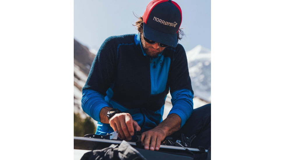 Norrona 3D Mesh Flexfit Cap, Indigo Night, Small/Medium, 3423-18-2295-S/M