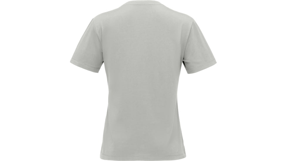 Norrona Cotton Square Viking T-Shirt - Womens, Drizzle Melange/Snowdrop, Extra Small, 3425-21-8011-XS