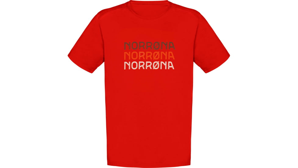 Norrona Cotton Triple T-Shirt - Mens, Arednalin, Medium, 3406-21-5630-M