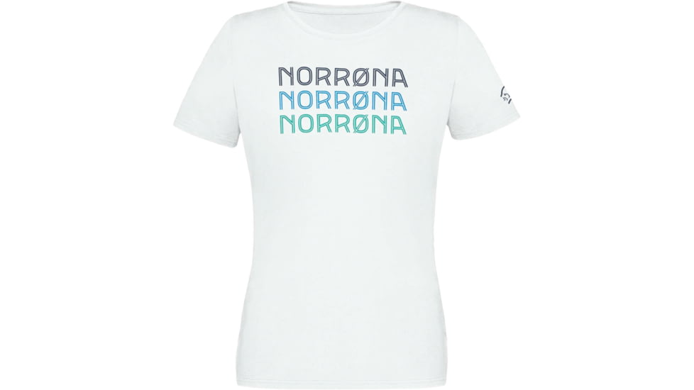 Norrona Cotton Triple T-Shirt - Womens, Pure White, Small, 3412-21-9000-S