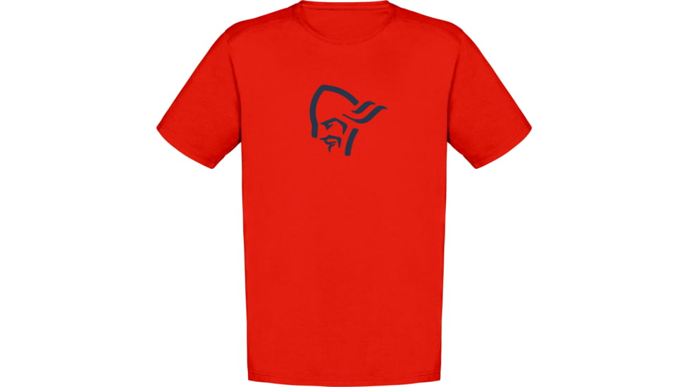 Norrona Cotton Viking1 T-Shirt - Mens, Arednalin, Large, 3417-21-5630-L