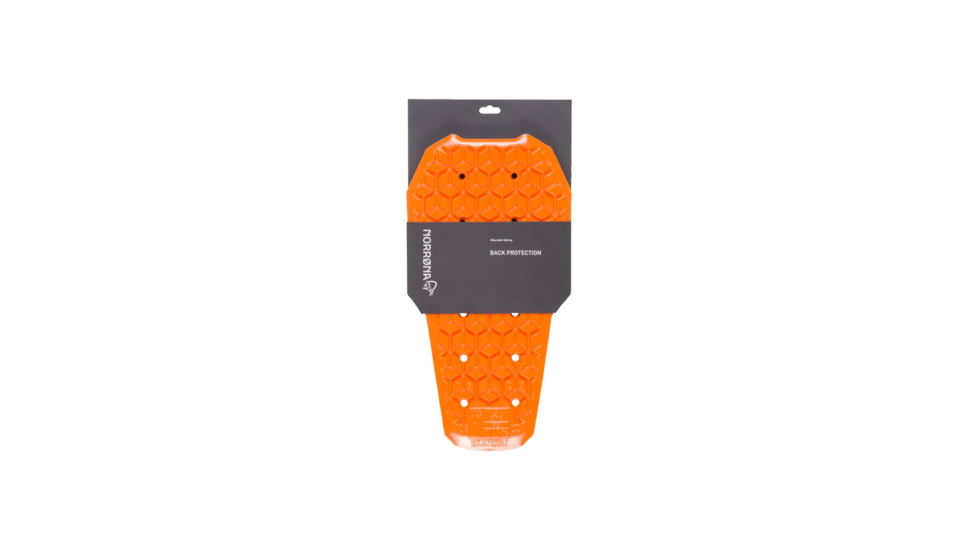 Norrona D3O Removable Back Protector, Pure Orange, One Size, 9601-18-5640-One Size
