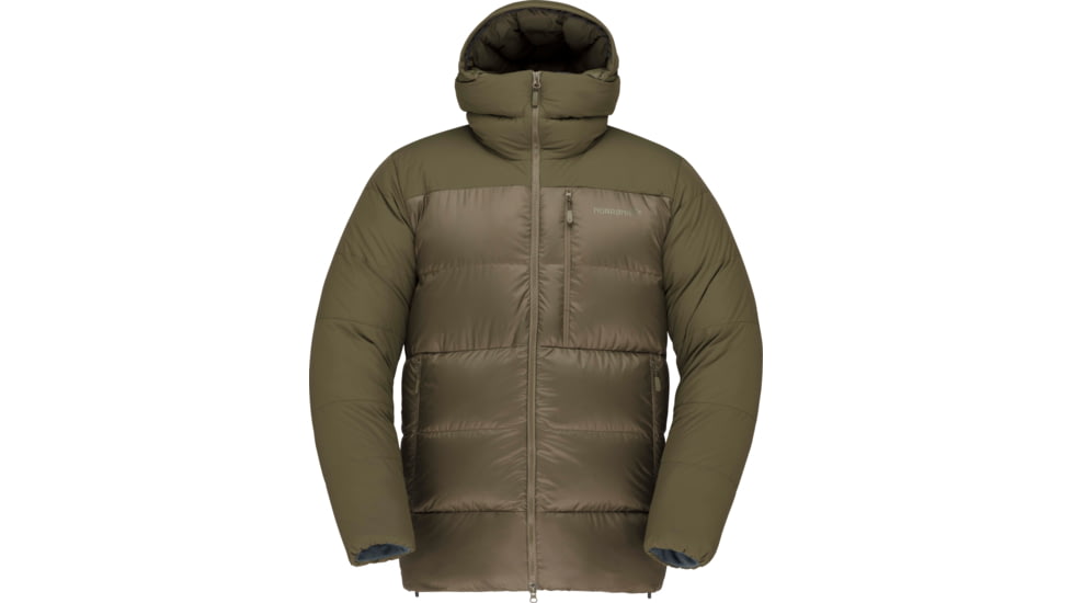 Norrona Down750 Hood - Mens, Olive Night, Extra Large, 5257-21-3301-XL