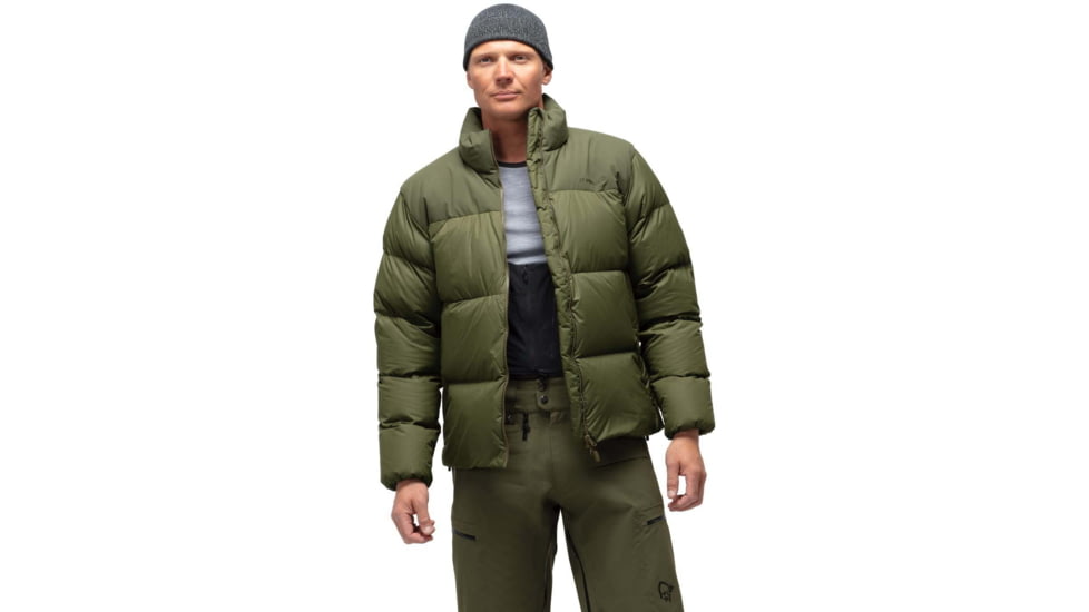 Norrona Down750 Jacket, Olive Night, Medium, 5201-20-3301-M