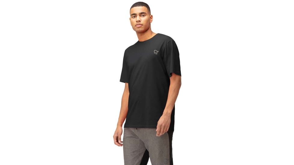 Norrona Duotone T-Shirt - Mens, Caviar Black, Extra Large, 3414-22 7718 XL