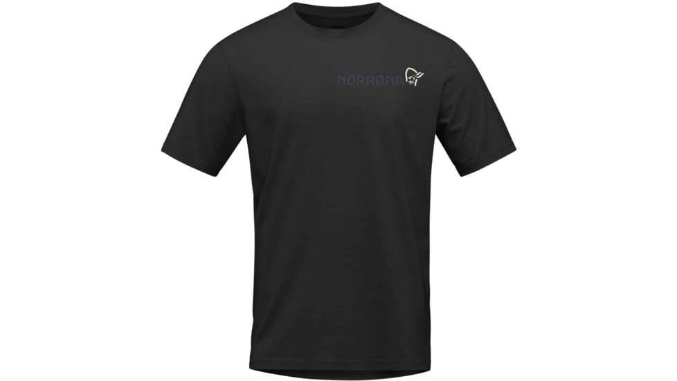Norrona Duotone T-Shirt - Mens, Caviar Black, Extra Large, 3414-22 7718 XL