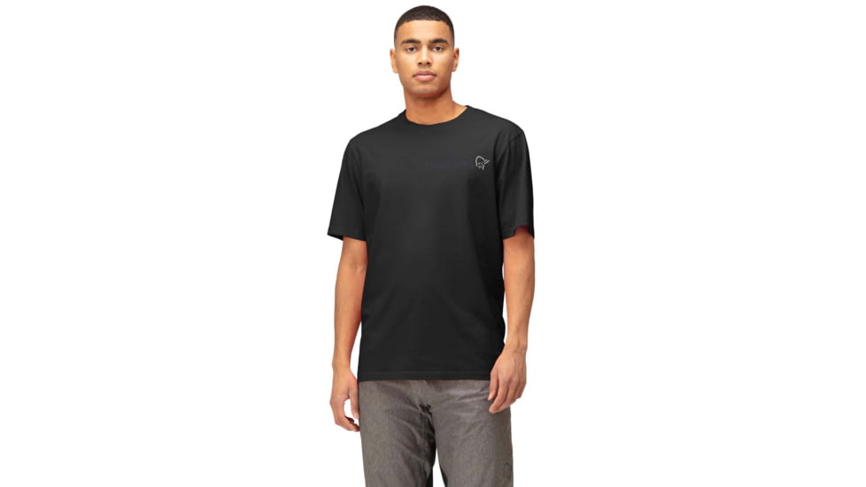 Norrona Duotone T-Shirt - Mens, Caviar Black, Extra Large, 3414-22 7718 XL
