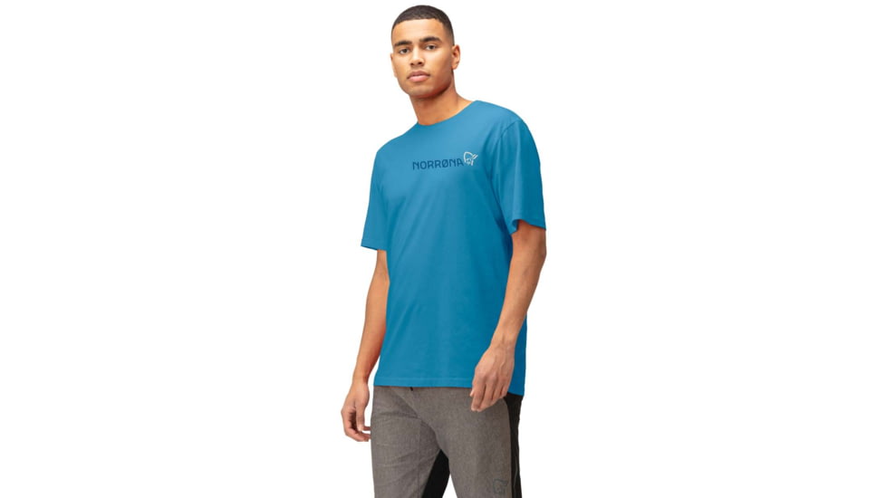Norrona Duotone T-Shirt - Mens, Hawaiian Surf, Medium, 3414-22 6610 M