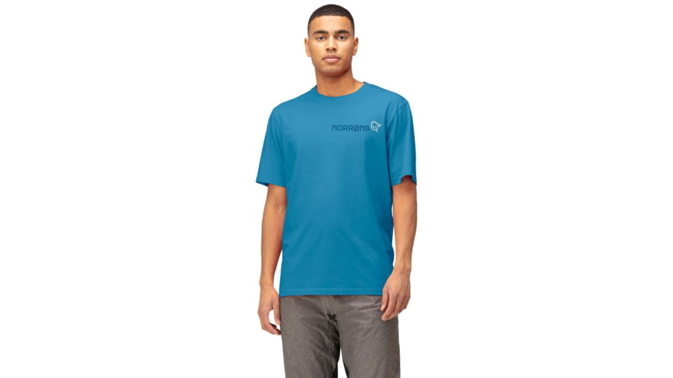 Norrona Duotone T-Shirt - Mens, Hawaiian Surf, Medium, 3414-22 6610 M