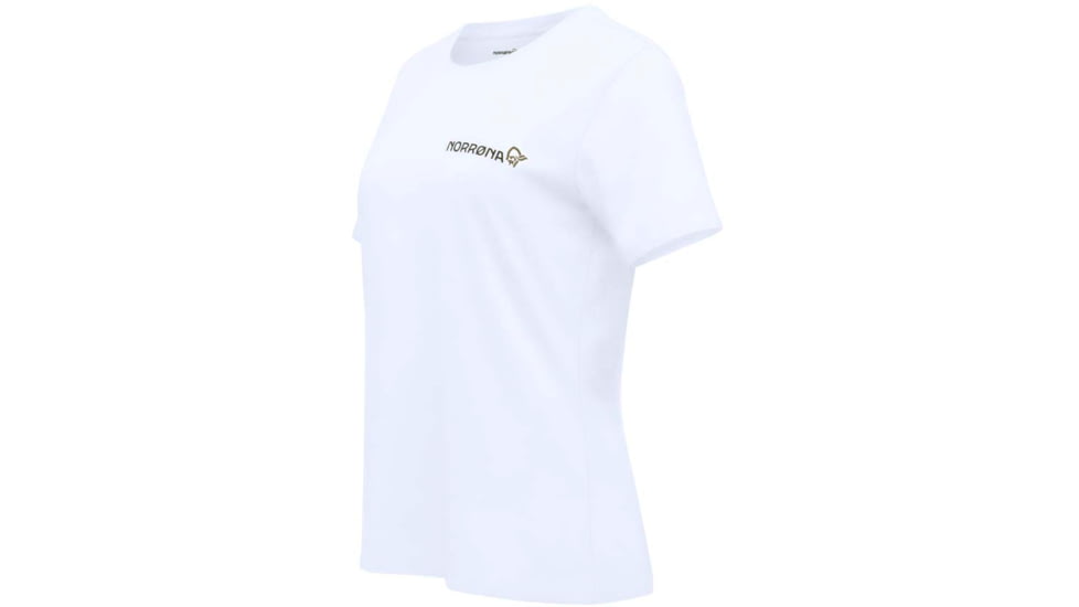 Norrona Duotone T-Shirt - Womens, Pure White, Extra Small, 3410-22 9000 XS