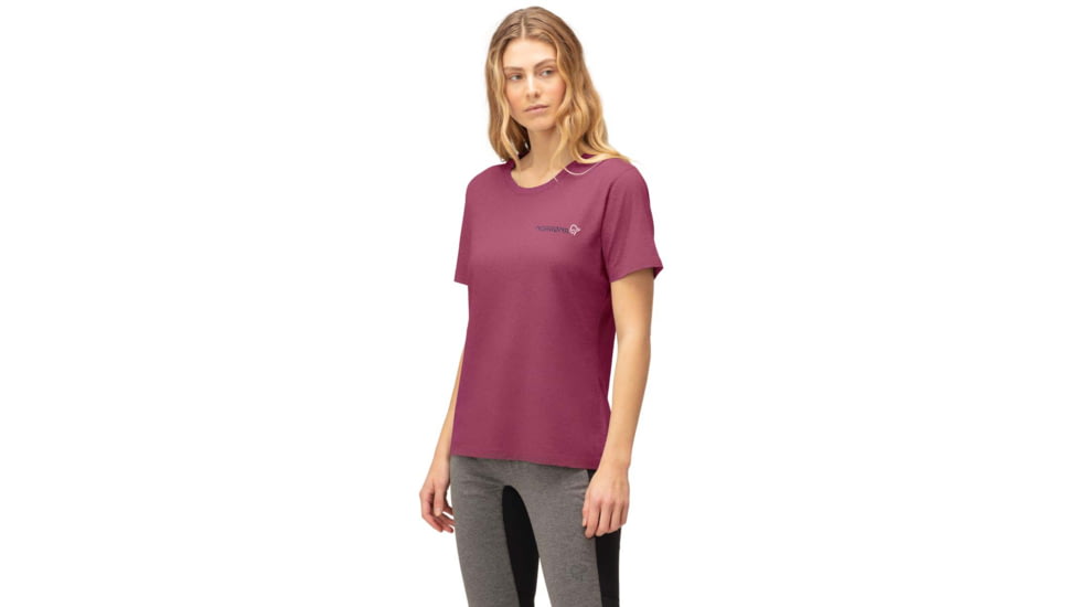 Norrona Duotone T-Shirt - Womens, Violet Quartz, Medium, 3410-22 6744 M