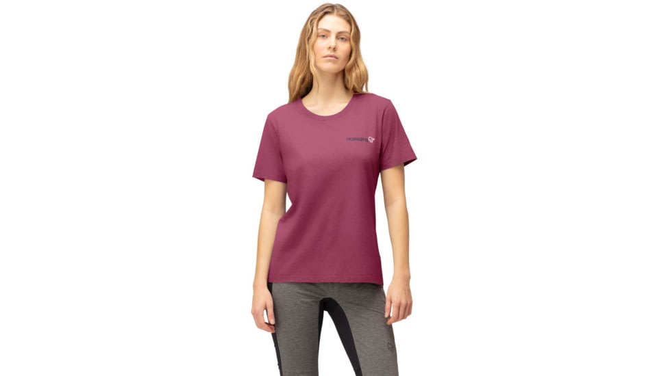 Norrona Duotone T-Shirt - Womens, Violet Quartz, Medium, 3410-22 6744 M