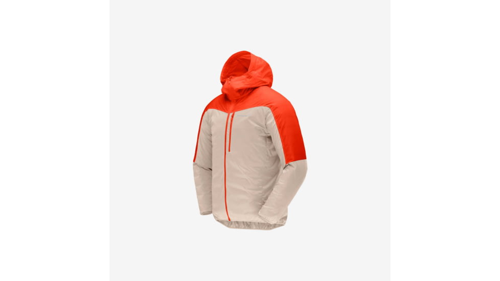 Norrona Falketind Aero60 Hood - Mens, Arednalin/Pure Cashmere, Medium, 1810-22-5662-M