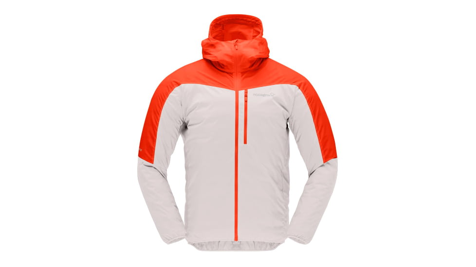 Norrona Falketind Aero60 Hood - Mens, Arednalin/Pure Cashmere, Medium, 1810-22-5662-M