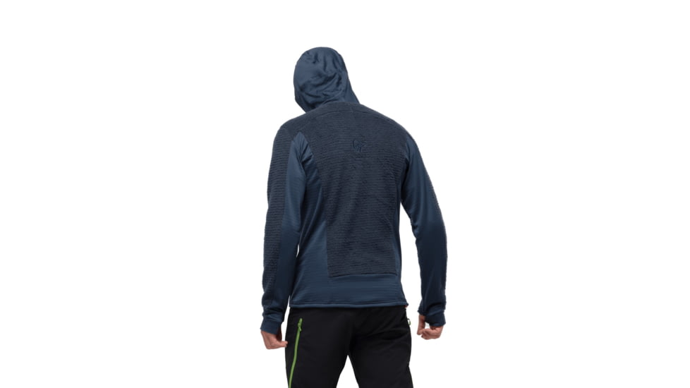Norrona Falketind Alpha 120 Zip Hooded Jacket - Mens, Indigo Night, Extra Large, 1815-20-2295-XL