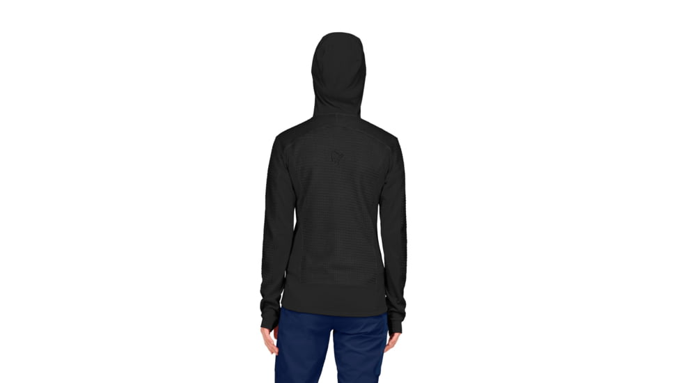 Norrona Falketind Alpha 120 Zip Hooded Jacket - Womens, Caviar, Medium, 1873-20-7718-M