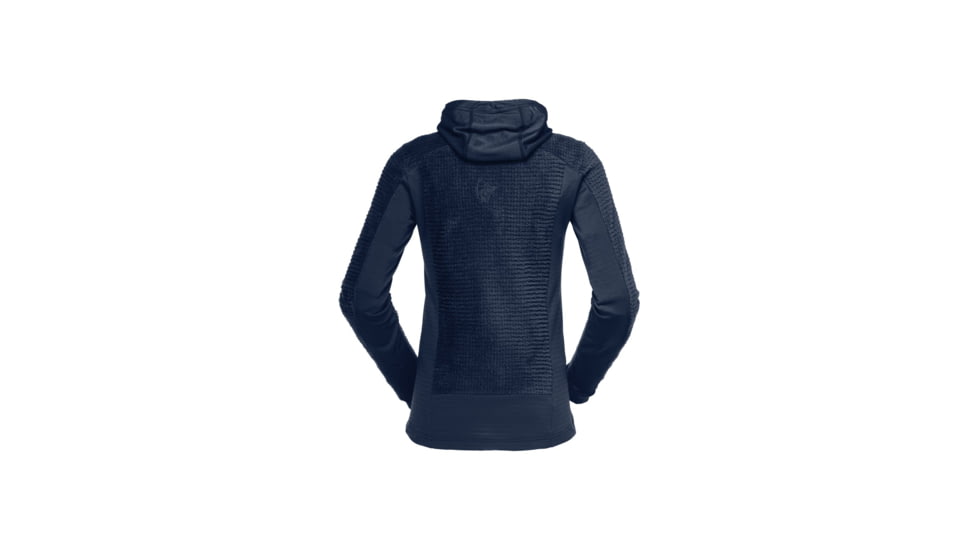 Norrona Falketind Alpha 120 Zip Hooded Jacket - Womens, Indigo Night, Large, 1873-20-2295-L
