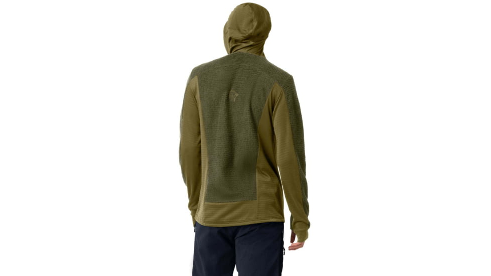 Norrona Falketind Alpha Zip Hooded Jacket - Mens, Olive Night/Olive Drab, Extra Large, 1815-20 3304 XL