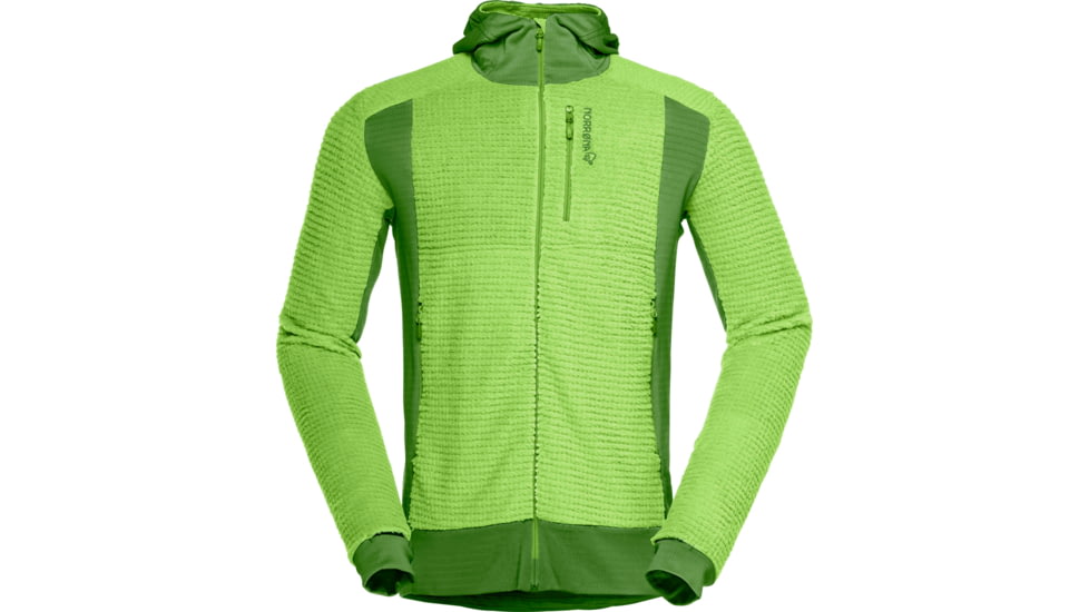 Norrona Falketind Alpha120 Zip Hood - Mens, Foliage/Treetop, Extra Large, 1815-20-3883-XL