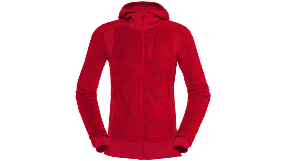 Norrona Falketind Alpha Zip Hooded Jacket - Women's, Jester Red, Medium, 1873-20 1125 M