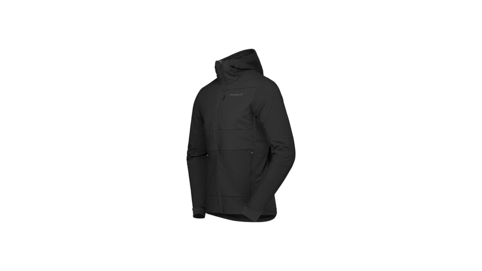 Norrona Falketind Alpha90 Insulated Zip Hood - Mens, Caviar, Large, 1803-23-7718-L