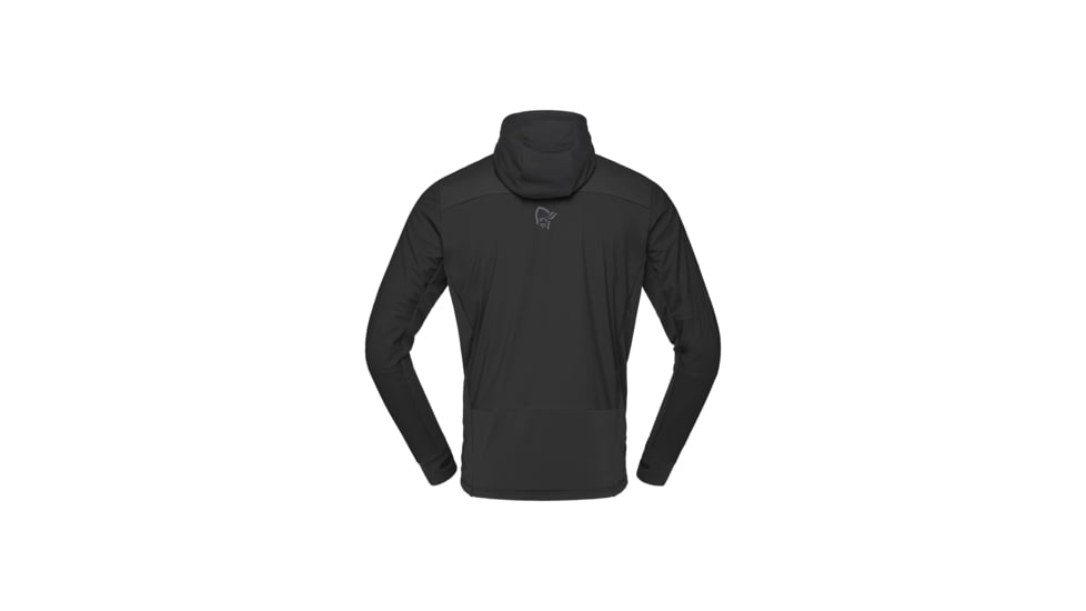 Norrona Falketind Alpha90 Insulated Zip Hood - Mens, Caviar, Large, 1803-23-7718-L