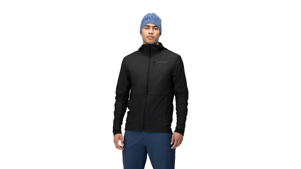 Norrona Falketind Alpha90 Insulated Zip Hood - Mens, Caviar, Large, 1803-23-7718-L