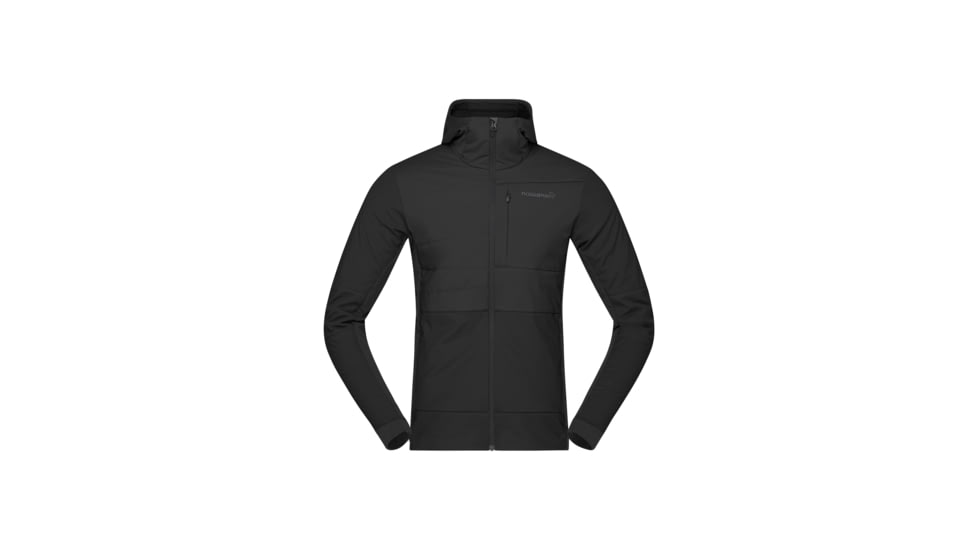 Norrona Falketind Alpha90 Insulated Zip Hood - Mens, Caviar, Large, 1803-23-7718-L