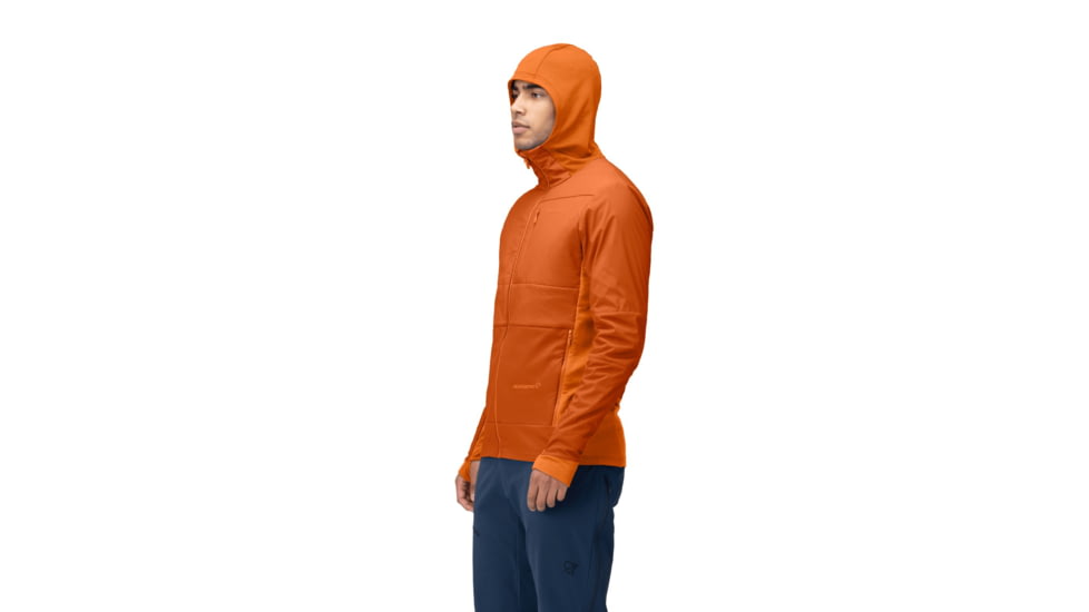 Norrona Falketind Alpha90 Insulated Zip Hood - Mens, Gold Flame, Large, 1803-23-1002-L