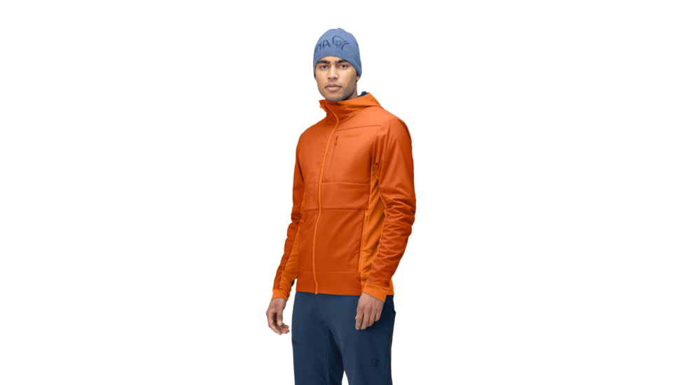 Norrona Falketind Alpha90 Insulated Zip Hood - Mens, Gold Flame, Large, 1803-23-1002-L